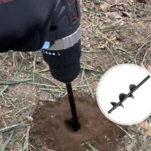 드릴링 탄소강나선형 땅파기 25x8cm 어거 드릴비트 1P 전동공구 절삭 다용도