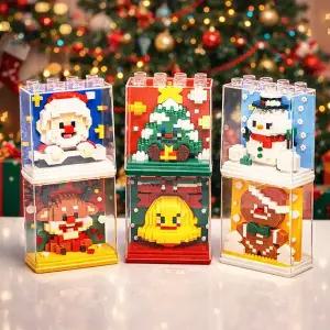 민화샵 KC인증 크리스마스 디폼블록액자 만들기 (5중 택1) DIY 크리스마스선물 입체 디폼블럭액자