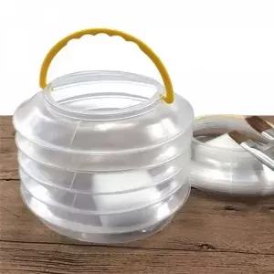 [하프클럽/]수채화 미술 다용도 물통 접이식 미니 미술물통 수채