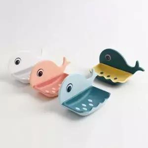 [하프클럽/]비누케이스 물빠짐 비누받침대 비누곽 고래 욕실 홀더