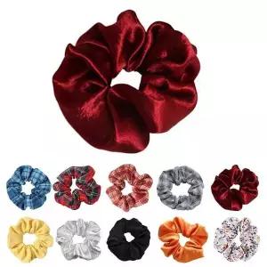 [하프클럽/]여자 예쁜 머리끈 머리 헤어 곱창 밴드 학생 데일리