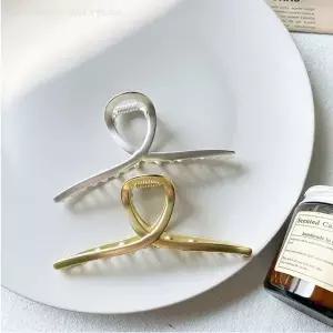 [하프클럽/]메탈 꼬임 헤어 집게핀 (1P 단위 판매)