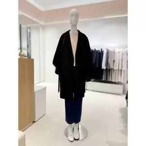 [롯데백화점]SOUP 싱글 투버튼 벨티드 하프코트  SBAHC90Z