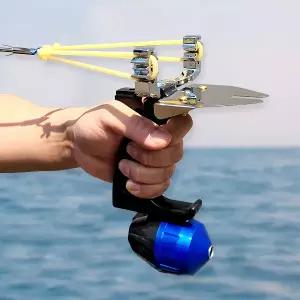 곰곰이 크린 수중 새총 고급형 피쉬슬링샷 낚시 취미 고무줄총 보관케이스