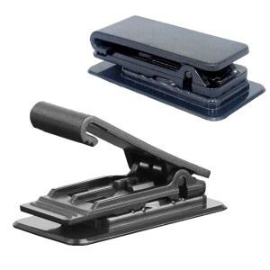 휴대용 카세트 플레이어 레코더용 Ranyi 2팩 유니버설 360 회전 벨트 클립 / MP3 & MP4 마이크로 레코더 CB 양방향 라디오 디지털 음성 TV 리모컨