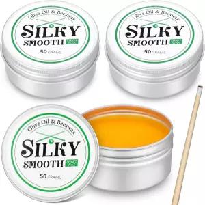 Threlaco 3팩 풀 큐 샤프트 왁스 스틱 실크 당구 액세서리 및 우드 보호 장비