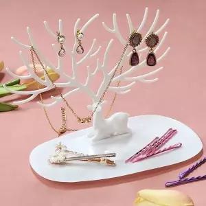 [하프클럽/]보관함 액세서리 목걸이 반지 귀걸이 사슴 거치대