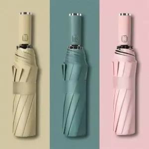 [하프클럽/]우산나라 파스텔 단 자동 접이식 양산 우산 암막