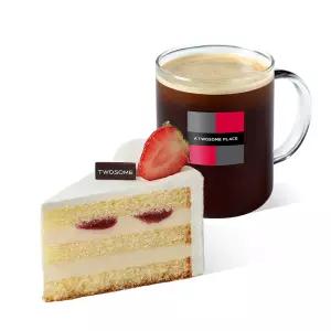 [투썸] 생딸기 생크림 케이크 피스 + 아메리카노 R