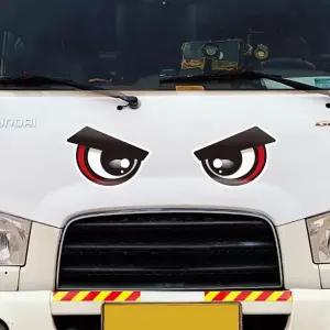 졸음운전방지 앵그리왕눈6 자동차스티커 210x158mm/차량용/안전/용품/표지/스티커/자동차/문짝/운전/충돌