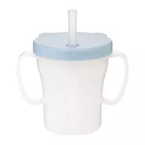에디슨 베이비 흘림방지 빨대컵 유아빨대컵 물통 물컵 -블루