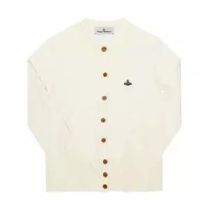 [비비안웨스트우드] 1803002P Y001A A408 베아 ORB 오브 로고 울 실크 여성 가디건