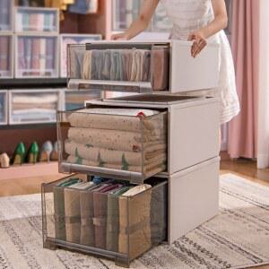 슬라이딩 옷장정리함 리빙박스 틈새 10L 18L 54L 수납장 속깊은서랍장 공간박스