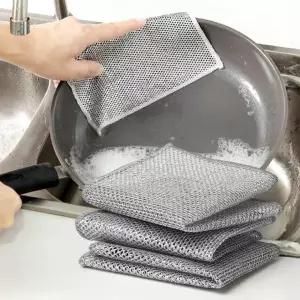 빠른건조 세균걱정없는 양면 망사 은사수세미 10개 세트