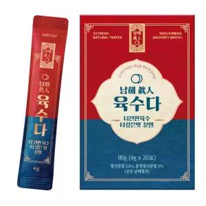 [남해진인] 육수다 더진한맛 더깊은맛 분말육수 80g (4g x 20포)