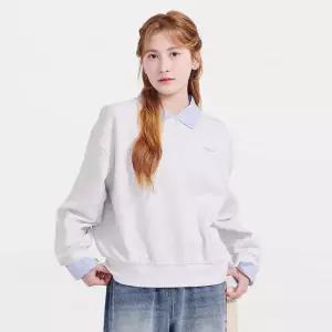 [에꼴리에] 여자 봄신상 셔츠레이어드 카라티 (26A5453)