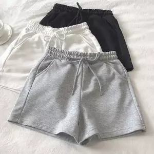여자 데일리 홈웨어 밴딩 하의 하이웨이스트 반바지 여자반바지
