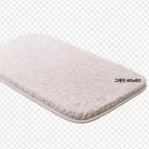 주방매트 bns 리부LYVOO 발매트 바닥매트 미끄럼방지매트 욕실발매트 현관매트 미끄럼방지패드 그레이 40X