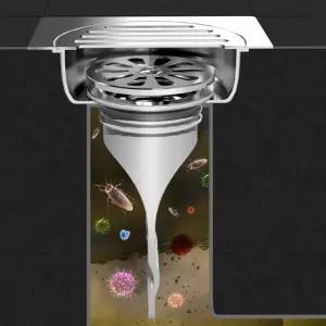 세탁실 베란다 화장실 악취제거 날파리 벌레 차단 배수구 트랩