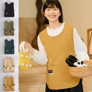 [하프클럽/]남자 여자 폴리 생활방수 루즈핏 작업 조끼