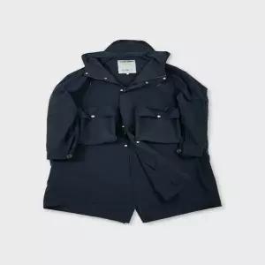 [비밀상점] 트레통 나일론 피쉬테일 후디 파카 (TN25SSPK02-NAVY)