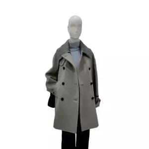 [롯데백화점]SOUP 카라탈부착 중기장 모직코트  SBAHC31O