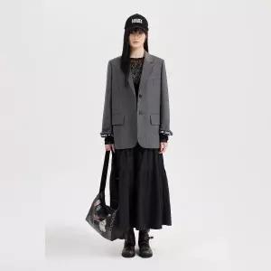 [롯데백화점]럭키슈에뜨 TR 베이직 싱글 자켓 LQJAX26225