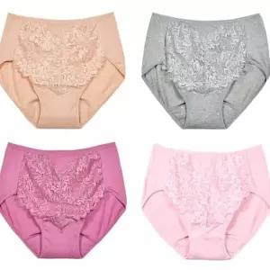 중년 여성 팬티 흡수성 기능성 재사용 여성 요실금 팬티 레이스 스판 성인용 성인 소변