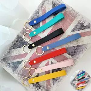 가죽 스트랩키링 열쇠고리 자동차키홀더 원톤 자동차키체인