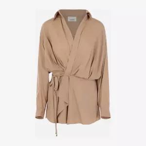 이자벨마랑 랩 프론트 사이드 타이 블라우스 VE0678FA D1I03I67KI