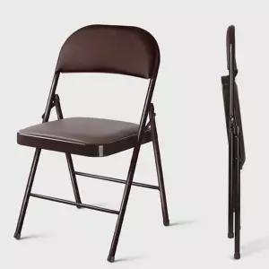 간이 의자 철제 폴딩 보조 접이식 의자 간편 학생용 휴대용 사무실 다용도 회의실 등받이 작업용 사무용