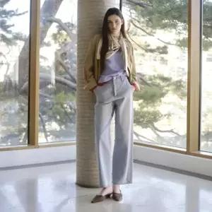 플라스틱아일랜드 커브드 데님 팬츠 PS1DP261 923820