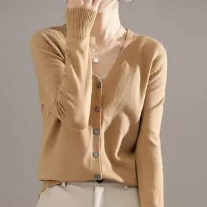 간절기 기본 스타일 다양한 칼라 여성 브이넥 가디건