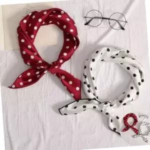 가을 여성 용품 쁘띠 미니 도트 단체 스카프 포인트 어린이집