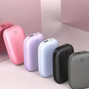 휴대용 손 난로 겨울철 가벼운 따뜻한 충전식 손 난로 캠핑 워머 온열기 충전기 용품 핸드