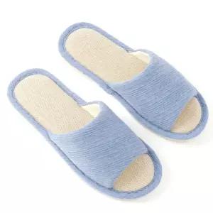 255-260mm 홍보물 메이트 홈 샌들 슬리퍼 쿠션 거실실내화 논슬립 린넨화 소프트화 린넨 오노마 ONM 미끄럼