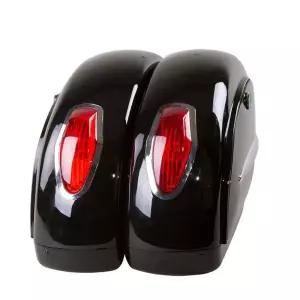 슈퍼커브 사이드백 유광블랙 오토바이 사이드케이스 바이크가방 리어박스