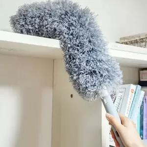 극세사 먼지 떨이 구부러지는 정전기 틈새 먼지 털이개 청소 도구 블라인드 자동차 방충망 창문 차량 가전