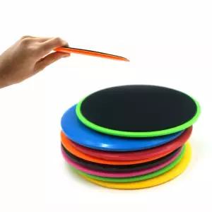 슬라이딩 원형 패드 2개입 원형패드 동그란패드 판운동용품 운동패드