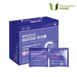 더유제약 블루데이엔 감마리놀렌산 보라지유 츄어블 1 800mg x 30포