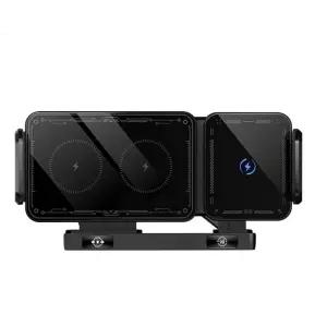 스마트감지무선차량용거치대 원터치 스마트 90도 회전 패드겸용 핸드폰거치대