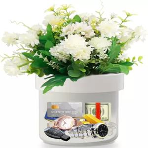 유니언 화분 전환 금고 비밀 숨겨진 자물쇠 상자 화분의 가짜 바닥에 귀중품을 숨기기에 완벽한 식물은