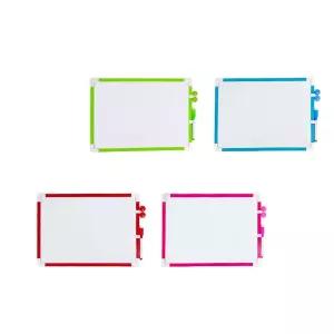 (35x50cm) 칼라 양면 화이트 보드 자석2+펜/가정용/보드판/메모/칠판/어린이/학교/세트/책상/소형/책상용