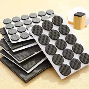 의자 다리 패드 소음방지 긁힘방지 식탁 테이블 다리 패드 가구 층간소음 논슬립 미끄럼 스티커 원형 충격