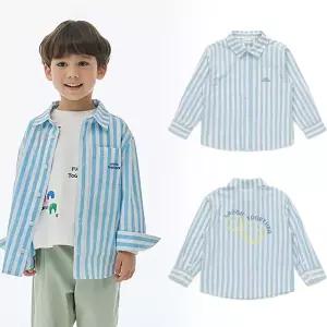 [래핑차일드](마산점) 26SS 아동 스트라이프 스마일 셔츠 (86119-320-01)