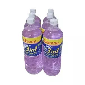 레인OK 3in1 에탄올 코팅 워셔액 1.8L 6개입 사계절용