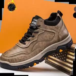 남성아웃도어화 남성 털 안감 겨울 등산화 아웃도어화 방한 워커 기모