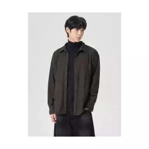 매장정품 에잇세컨즈 8SECONDS 코듀로이 스트라이프 셔츠 브라운 454Y64LQ1D 113930