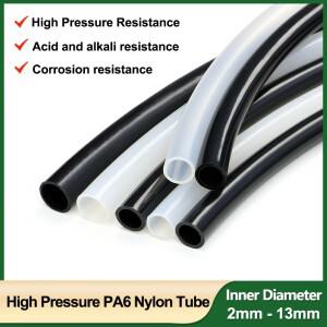 13510M 고압 PA6 나일론 튜브 4mm 6mm 8mm 10mm 공압 공기 압축기  경질 폴리아미드 오일 파이프