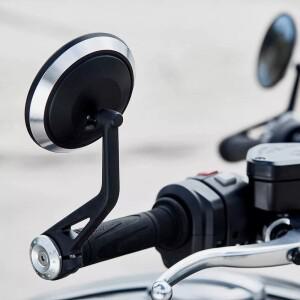 오토바이 핸들 바 Triumph Speed 400 스크램블러 X 스트리트 트윈 용 백미러 엔드
